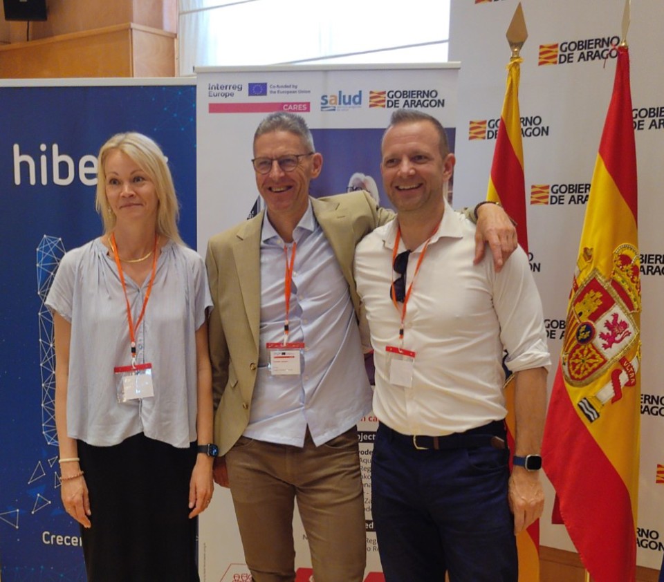 Nanna Rasmussen, Carsten Jensen og Morten Givskud represented The Region of Southern Denmark.