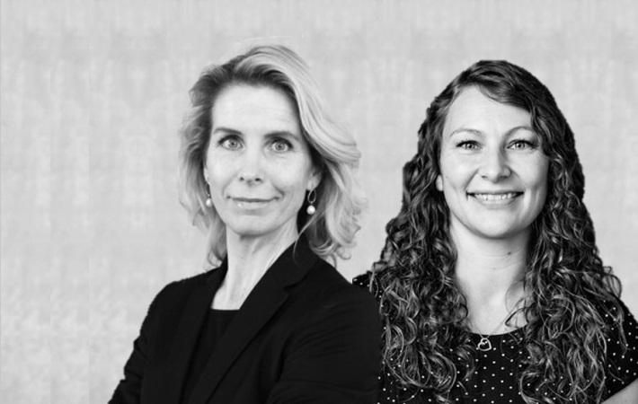 Louise Halgaard Gotfredsen og Caroline Strudwick