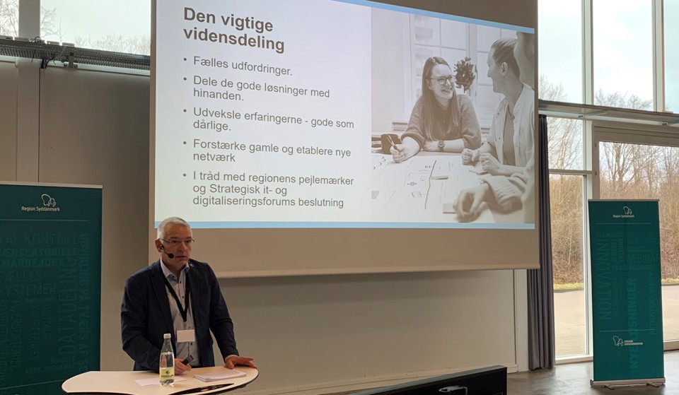 Kurt Espersen, koncerndirektør i Region Syddanmark, byder velkommen