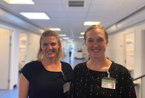 Udviklingsterapeuterne Gry Søbye Sølvsten (tv) og Susanne Sillesen Skøtt (th) 