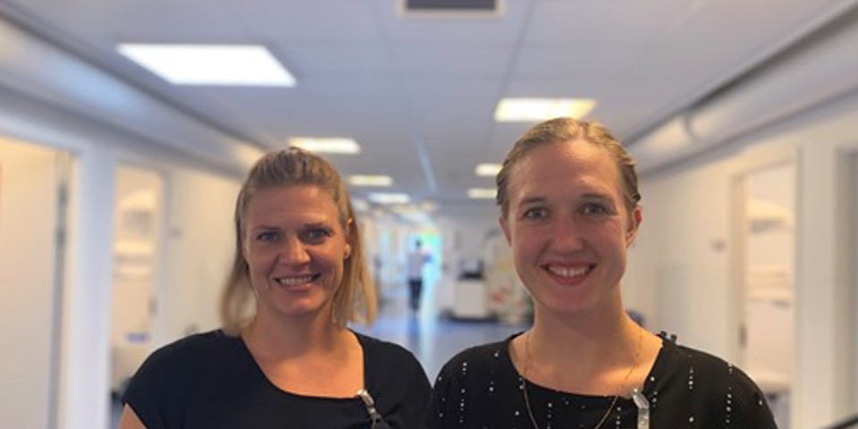 Udviklingsterapeuterne Gry Søbye Sølvsten (tv) og Susanne Sillesen Skøtt (th)