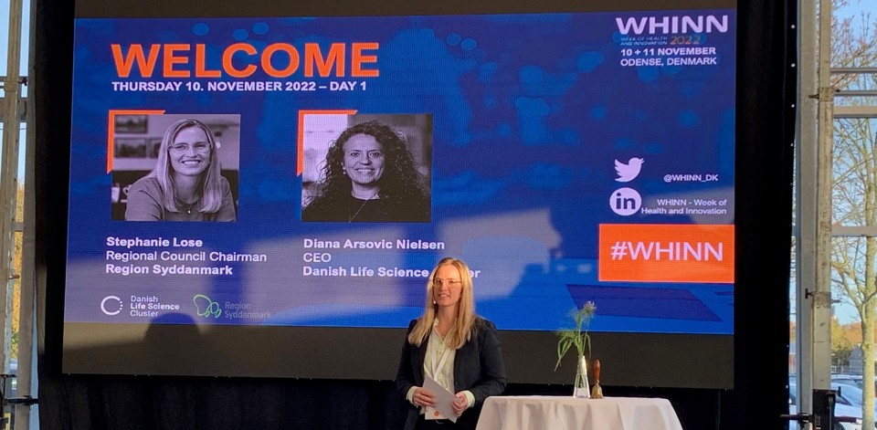 Stephanie Lose (V), regionsrådsformand byder velkommen