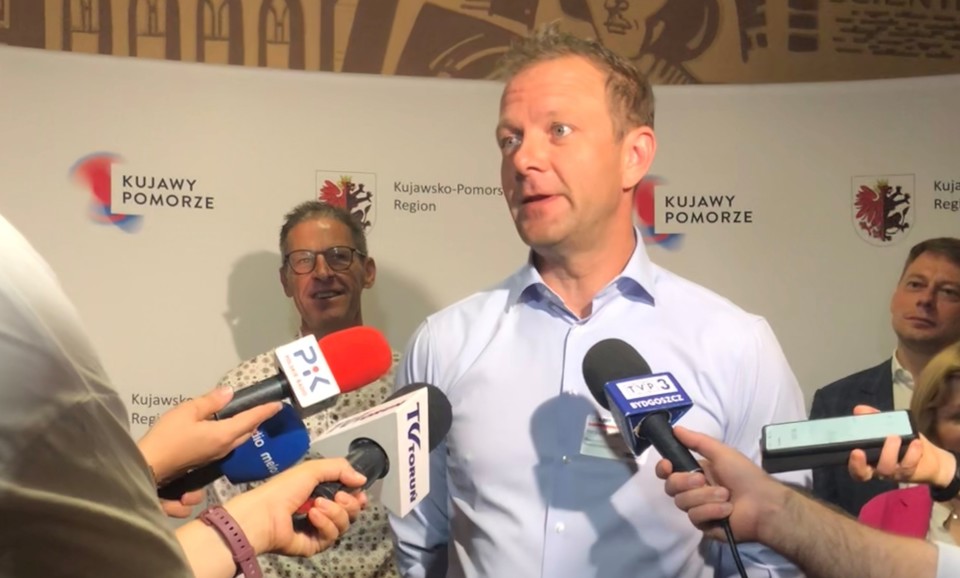 Morten Givskud bliver interviewet