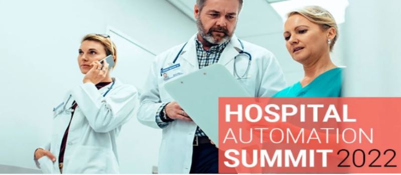 Banner for Hospital Automation Summit med læger og sygeplejersker